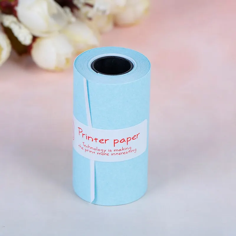 포켓 페이퍼랑 포토 프린터용 감열 인쇄 롤 용지 스티커 57mm x 30mm, 3 롤