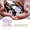 Vending Cottage Piggy Bank Banks for Kids Birthday Gift Pink Plastic Girls Cartoon 3