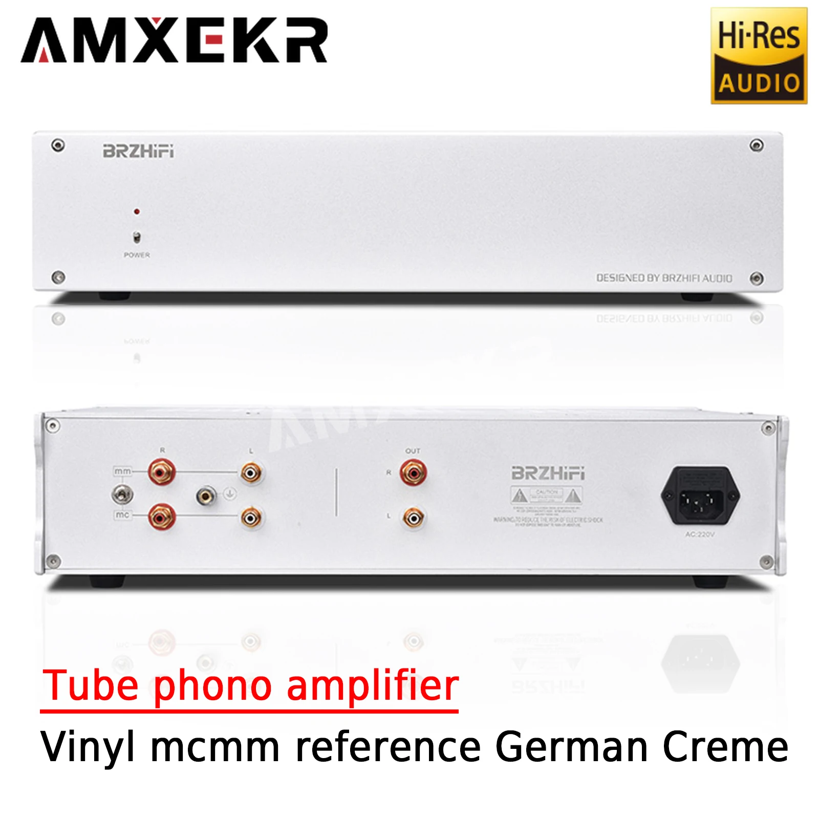 

AMXEKR Fever Grade Vacuum Tube Singing Head Amplifier Vinyl Mc Mm Reference German Creme