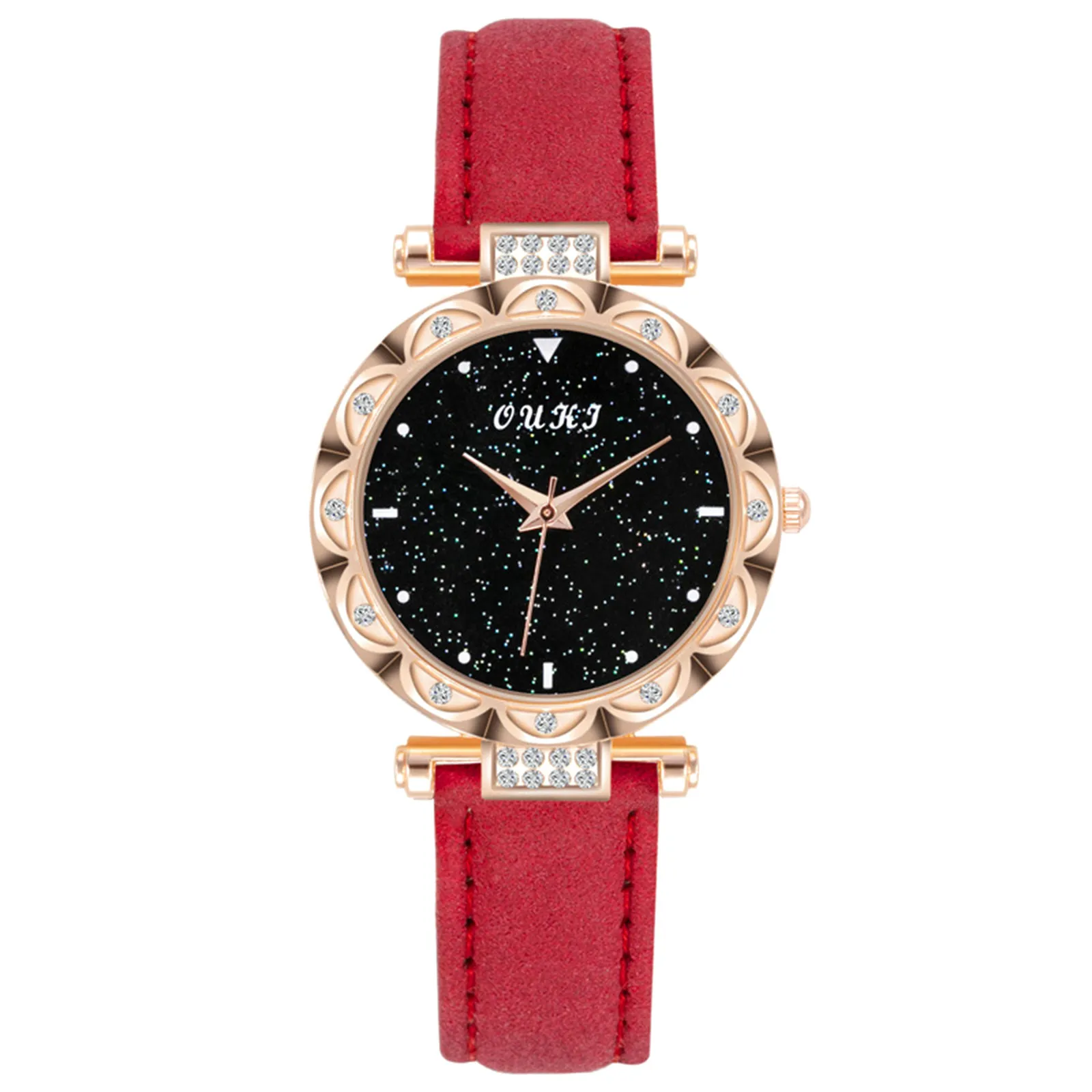 

Net Red Watches Female Sky New Summer Rhinestone Business Wristwatches Women'S Si-Mple Temperament Small Dial Bracelet الساعات