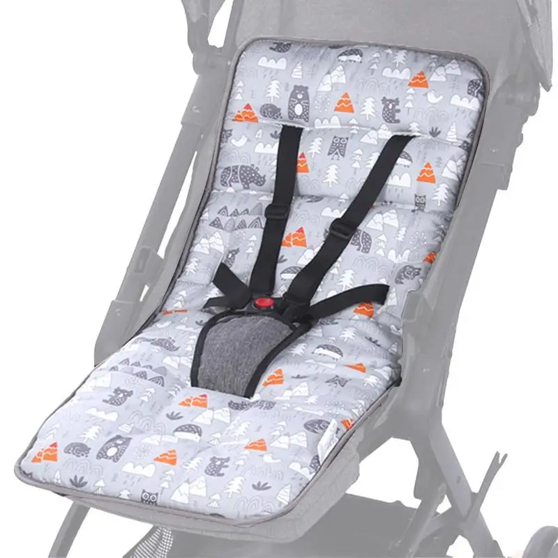 

Stroller Seat Liner Pram Liners Seat Cushion Pad Cover Universal Baby Stroller Liner Pad Universal Soft Stroller Cushion Pad Bab