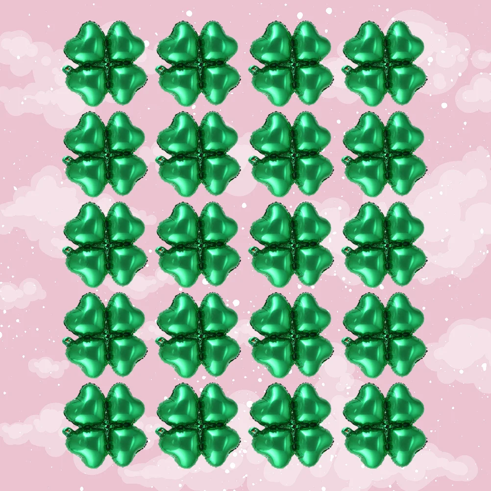 

50 Pcs Balloon Garland St Paddys Day Decorations Wedding Festival Four Leaf