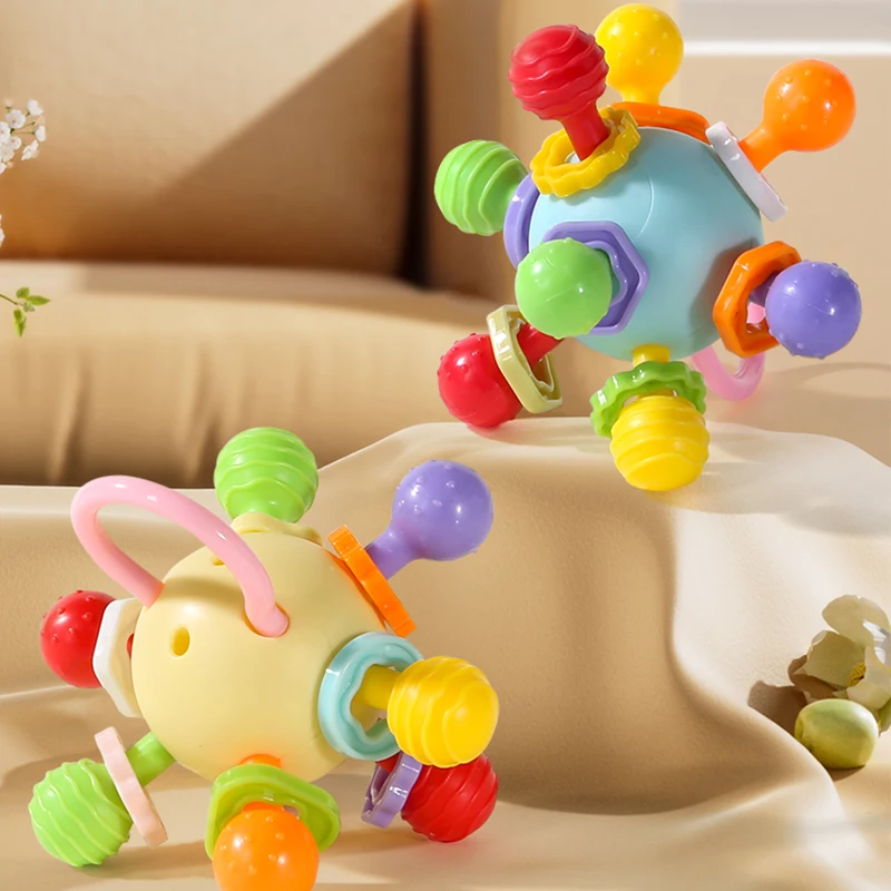 Soft Hand Grasping Ball Baby Toy Xingdun Ball Birthday Gift for 0-3 Year Old Babies 2