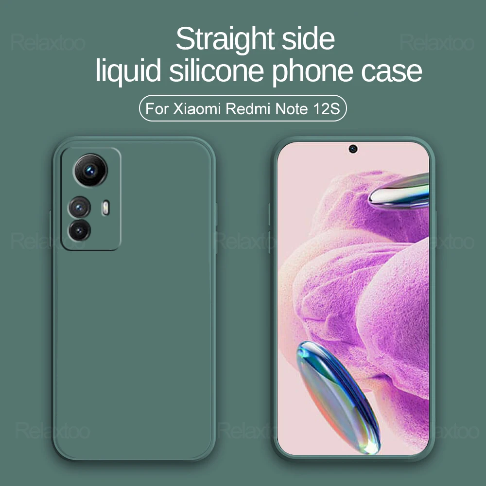 Custodia Liquida Lato Dritto Per Xiaomi Redmi Note 12S/12 Pro/12 4G 12 Pro Plus/12 Pro 5G 12 Turbo Redmi 12C/11A 4G Guscio Del Telefono