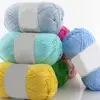 50g Soft Bamboo Cotton Yarn Knitting Wool for Hand Knitting Yarn Crochet Craft Sweater Hat Threads Yarn Fiber Yarn Knitting Yarn 2