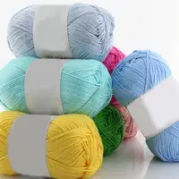 50g Soft Bamboo Cotton Yarn Knitting Wool for Hand Knitting Yarn Crochet Craft Sweater Hat Threads Yarn Fiber Yarn Knitting Yarn 2