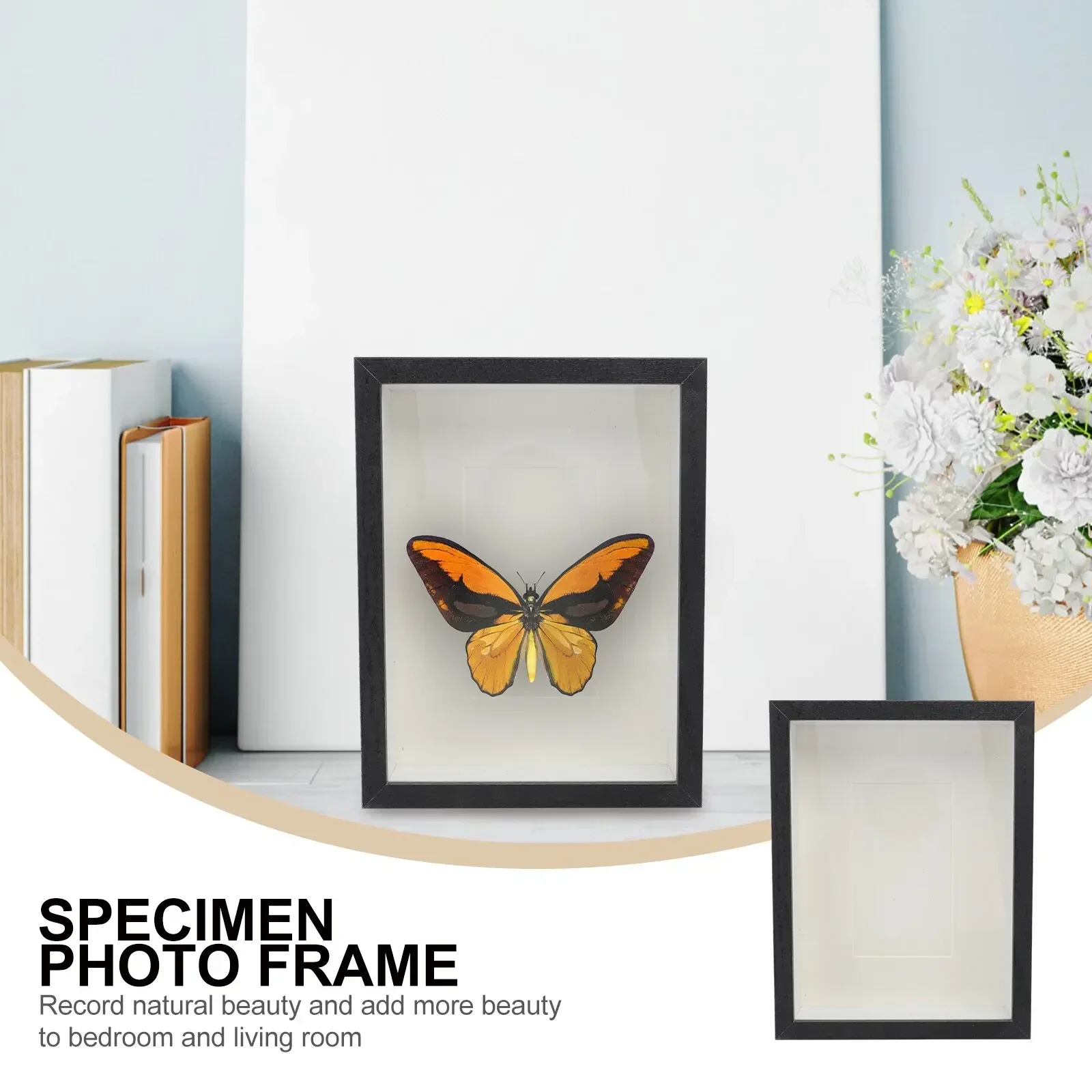 3PCS 3D Display Shadow Box Wooden Picture Frame 3cm Depth Nordic Style DIY Wood Photo Frame photo frame wood canvas frame wood photo frame wood frame wood picture frame art frames shadow box frame display case for Home Wall Decor