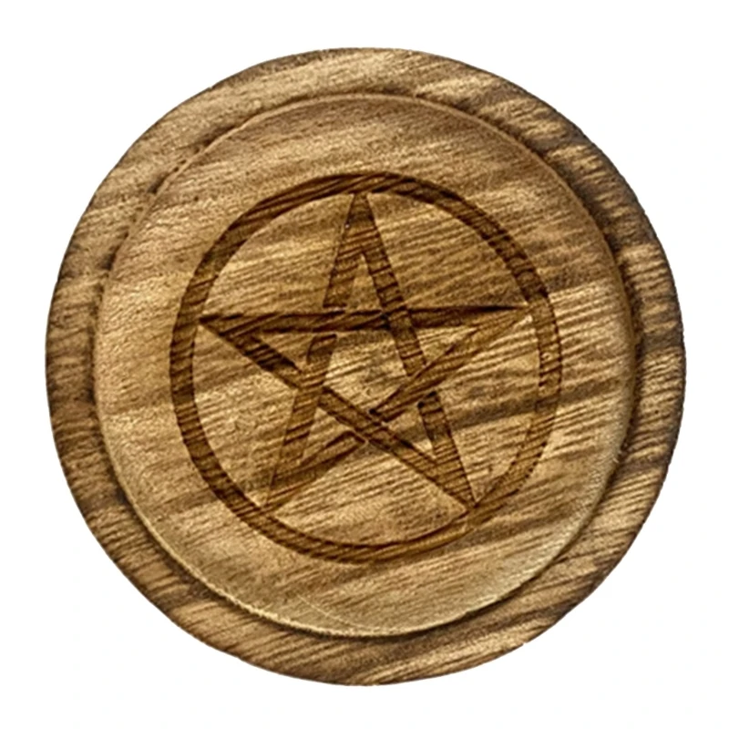 

Astrology Pentagrams Candlestick Divination Pentacles Altars Plate Holder
