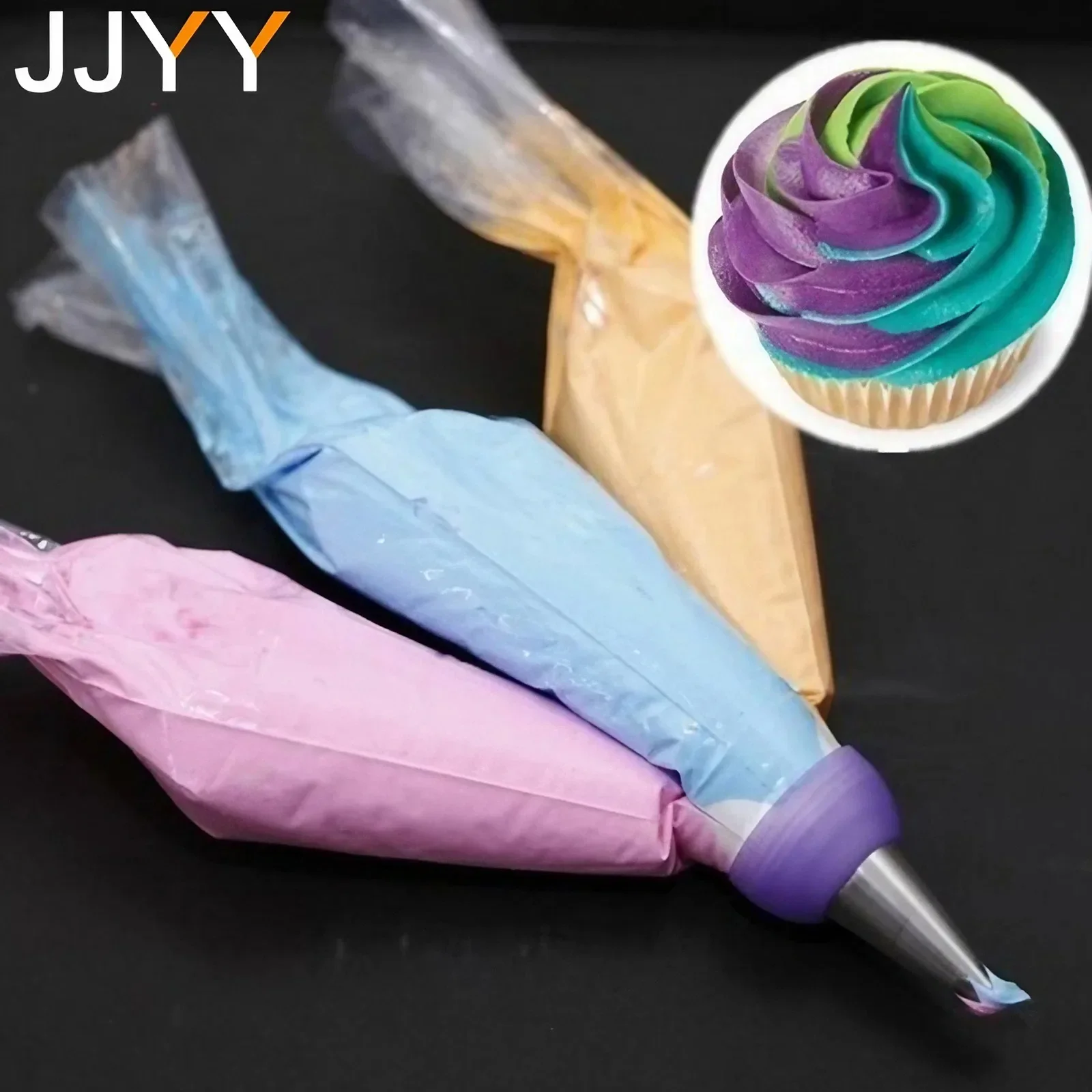 Cake Decoration JJYY 3 Holes Converter Mix 3 Colors Icing Piping Nozzle Cream Decorated Mouth