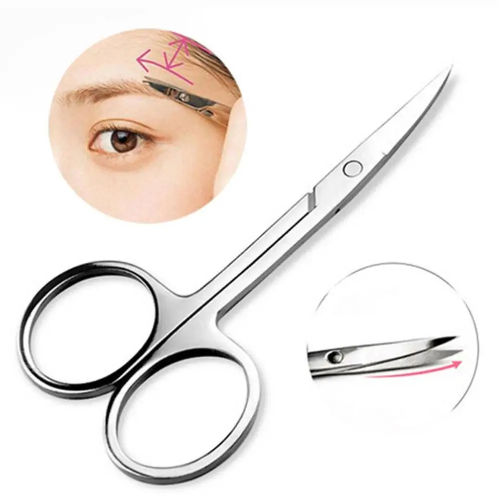 10cm Animal Veterinary Vet Medical Stainless Steel Scissors Scissors Tip Surgical Straight Curved Haircut B7N5 4