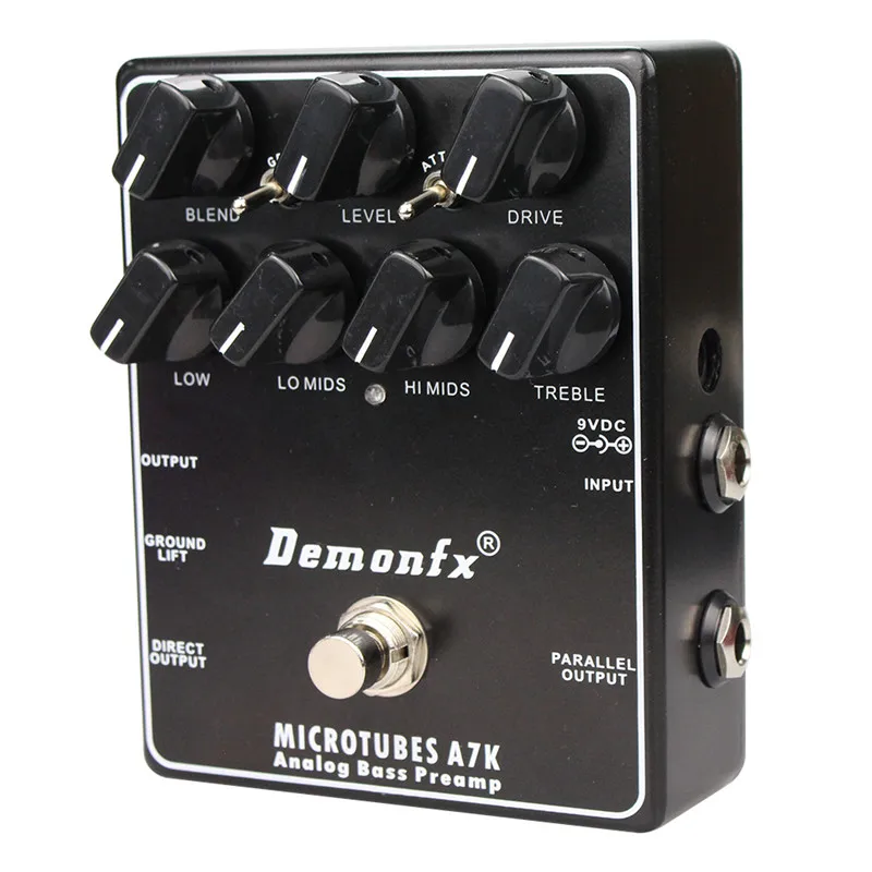 Demonfx Microtubes A7k High Quality Guitar Effect Pedal