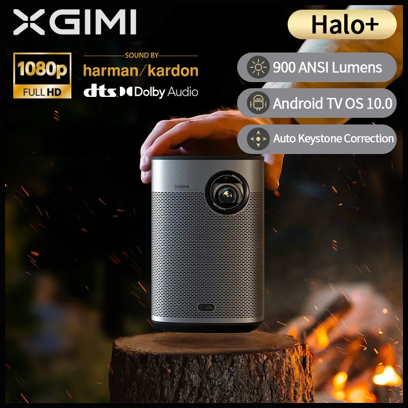 Xgimi Projecteur Halo Plus Dlp Portable, 1080p, Full Hd, Android Tv