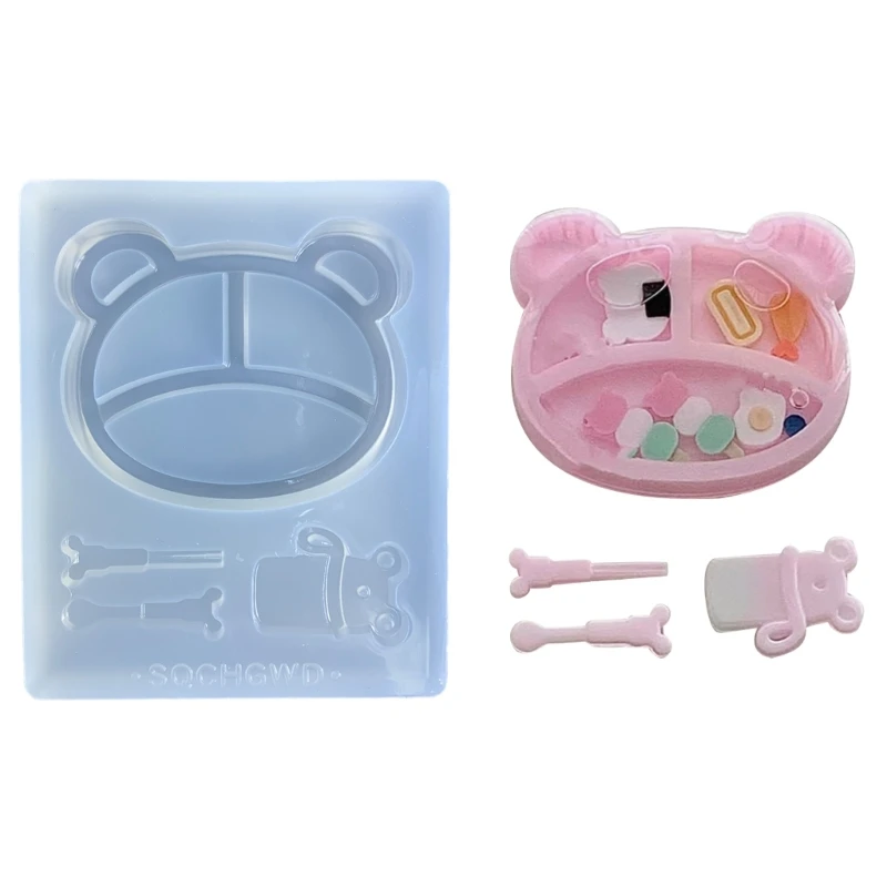 

Plate Mold Bear Shaped Dining Plate Silicone Mould for Cooking Enthusiasts