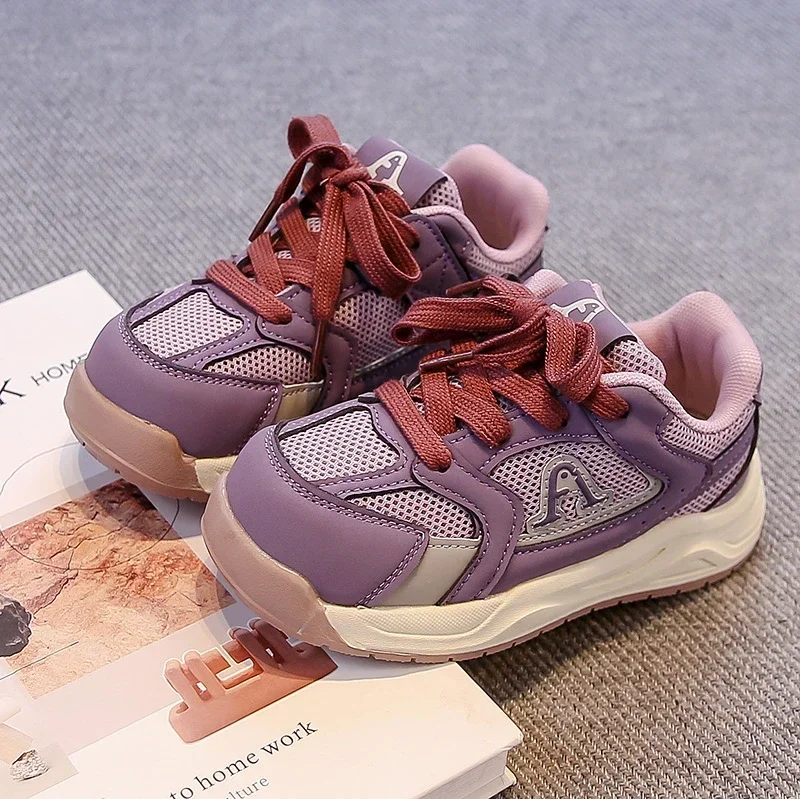 Breathable Mesh Kids Sneakers for Casual Sports