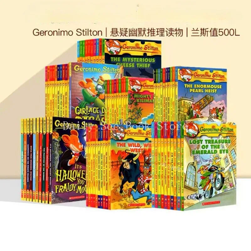 

Geronimo Stilton Mouse Reporter 10 Volumes in English, Children's Extracurricular Reading Books
