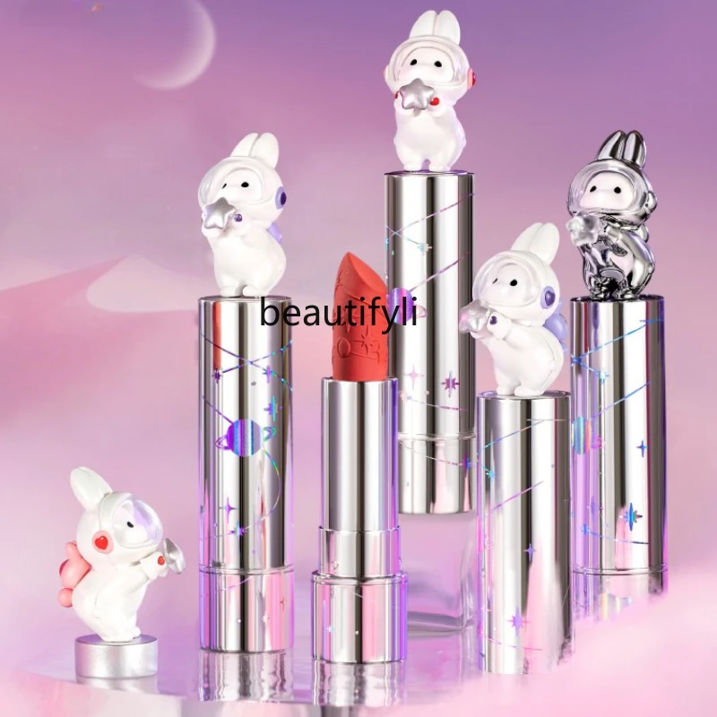 

Cultural Creative Makeup Official Jade Hare Lipstick Rabbit Suit Gift Box Limited Birthday Women's Day Gift