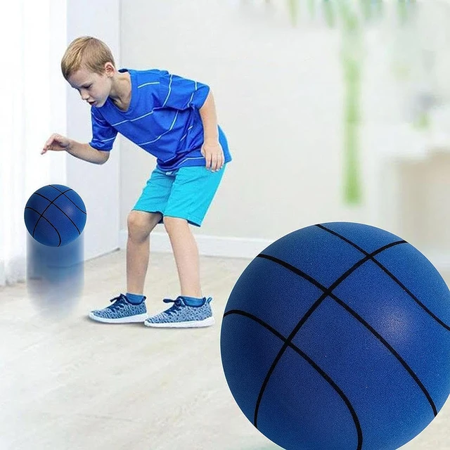 Pelota de baloncesto silenciosa para interiores, suave y silenciosa Pelota  de espuma de 24cm, Tamaño 7, juguete deportivo 3/5/7 - AliExpress