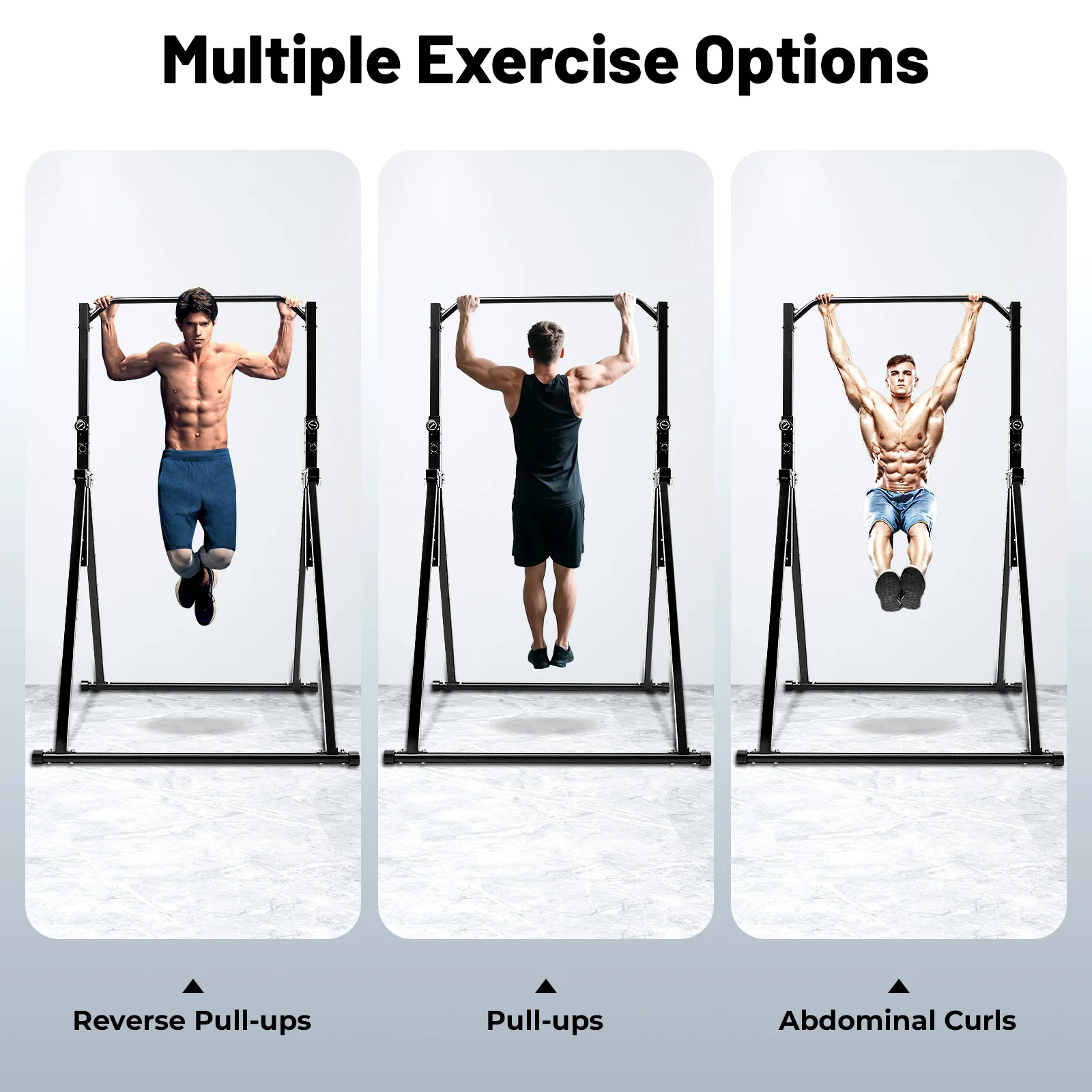 Tour de puissance triangulaire pliable - Station traction multifonction ajustable - Équipement fitness pêche