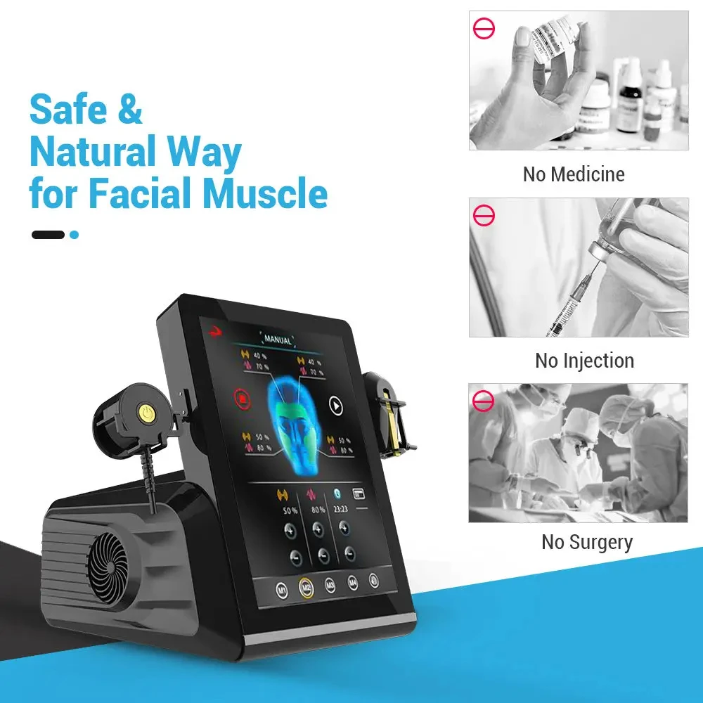 New Products:Face Liftting Device Facial Emrf Muscle Machine for Forehead Eyes Cheek Lifting Salon Spa Equipment accessory