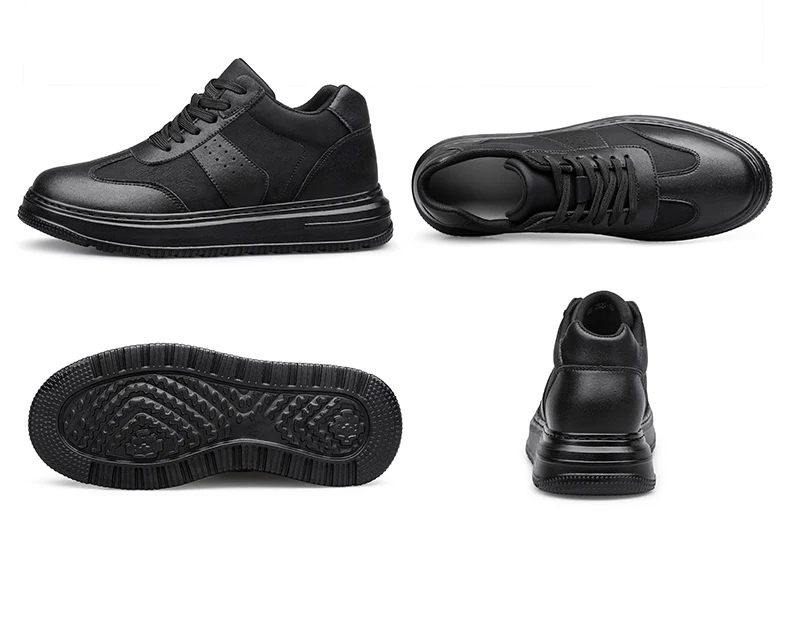 Höhe Zunehmende Schuhe für Männer 6 CM Unsichtbare Aufzug Turnschuhe Plattform Schuhe Casual Mode Mann Leder Sport Schuhe Große Größe 47 – Detail 22