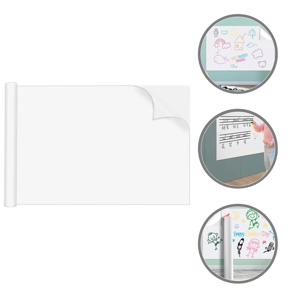 

Wall Self Adhesive Board Whiteboard Dry Erase Wallpaper Large Stickers Erasable Boards