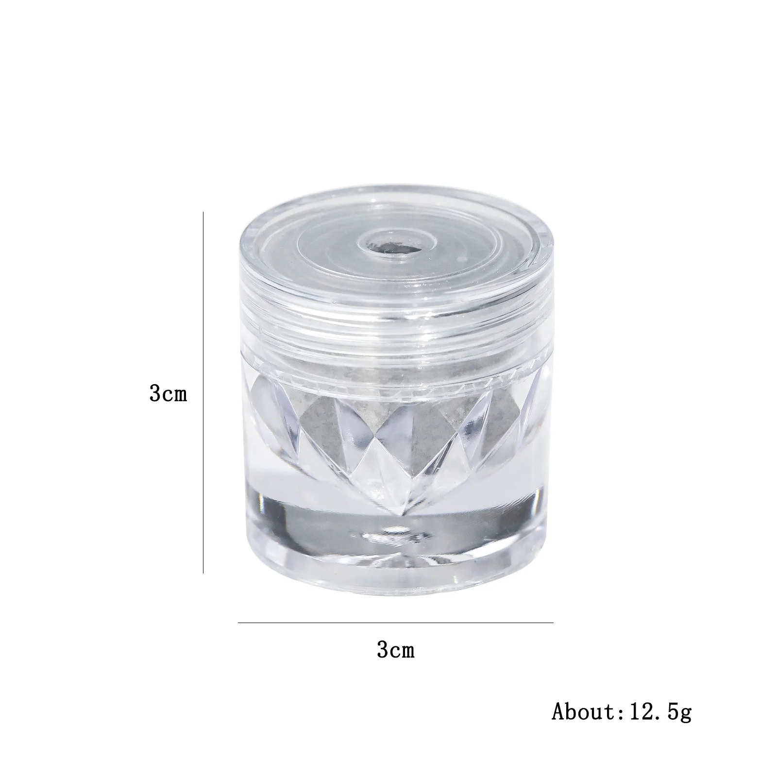 Nail Shimmering Powder Universal Porcelain White Cat's Eye Nail Powder Mirror