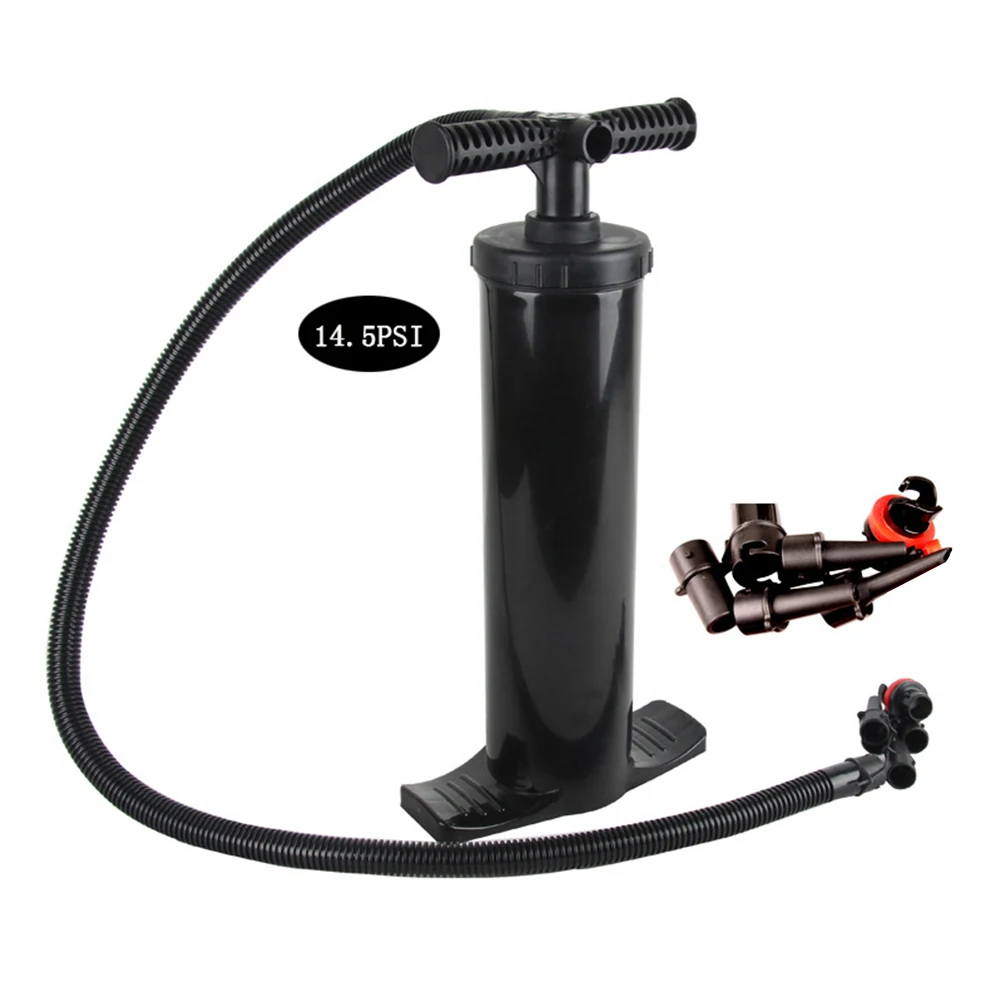 Hand Pump For Boats 14.5PSI Air Pump Lightweight Maximum Air Pressure 14.5PSI Reinforced ABS Material Camping Trips