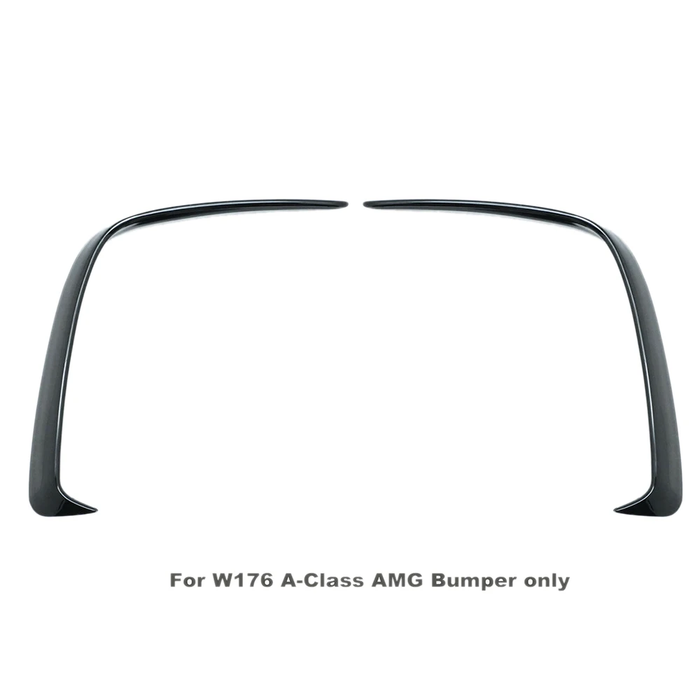 1 Pair Car Rear Bumper Splitter Spoilers Canard for Mercedes for Benz W176 A200 A250 A45 AMG 2013-