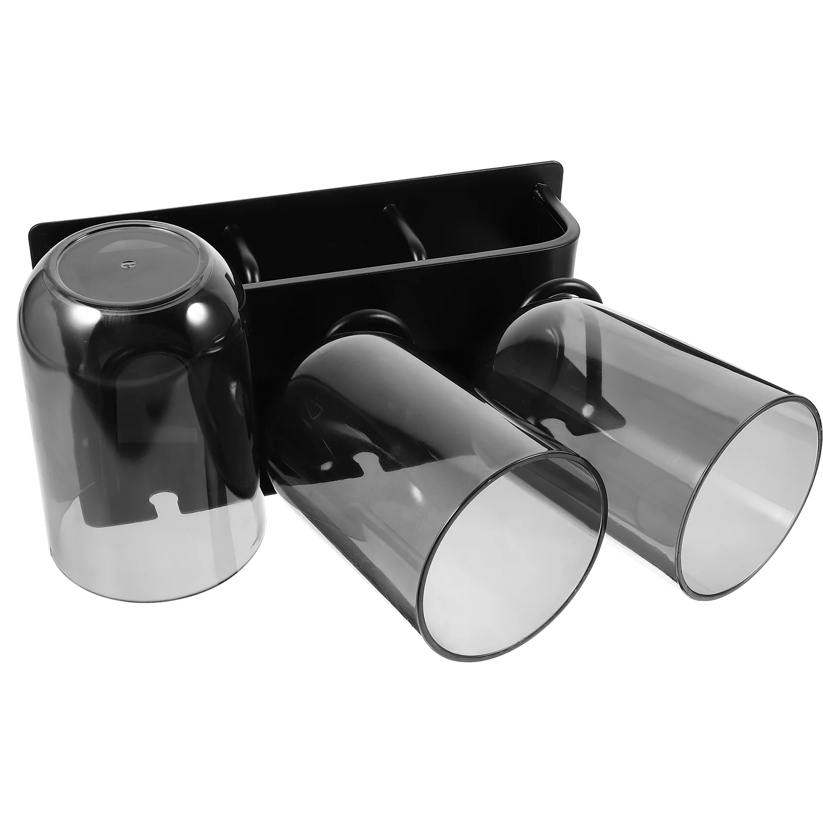 

Tooth Cup Toothbrush Holder Storage Space Aluminum Self Toilet Bathroom Metal Rack Toothpaste