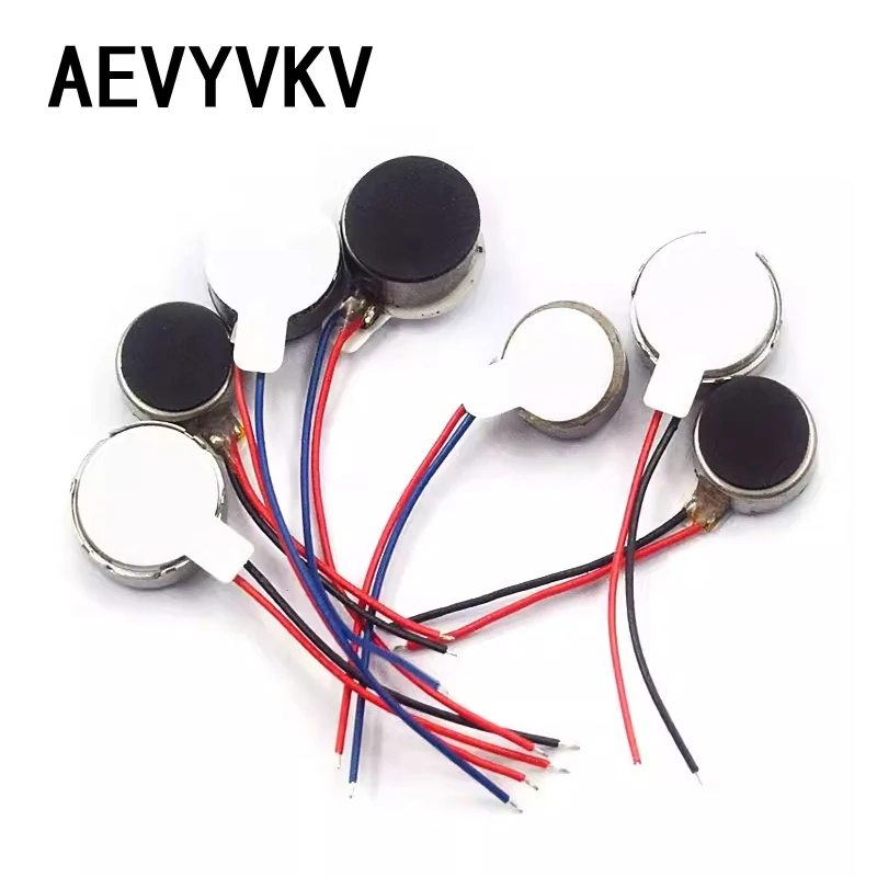 DC 3V 3.7V 8mm/10mm 0820 0827 0834 1027 1030 1034 Round Thin Vibration Motor Button Coin Vibrating Motor Vibrator Phone Massager image 3