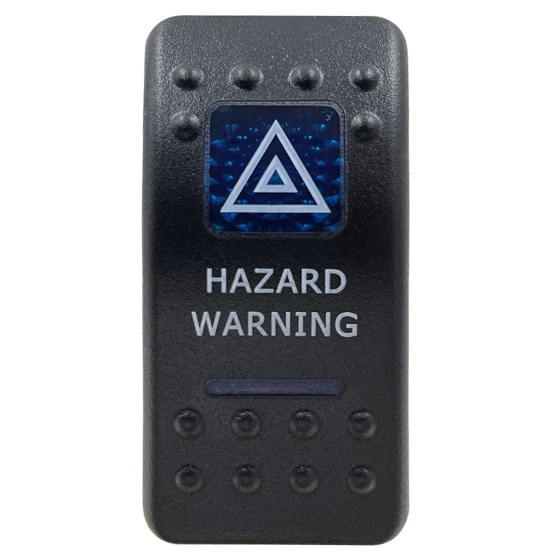 Blue LED Rocker Switch Button - Enhanced Interior Lights & Camper Accessories