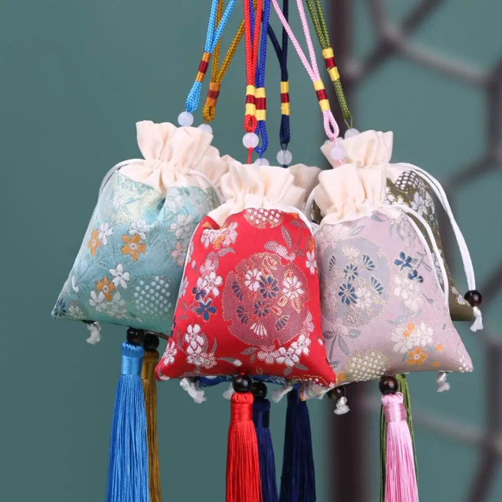 

Модная женская сумка с цветочным рисунком, украшение Hanfu, парча, этнические украшения, сумки, подарок на выпускной
