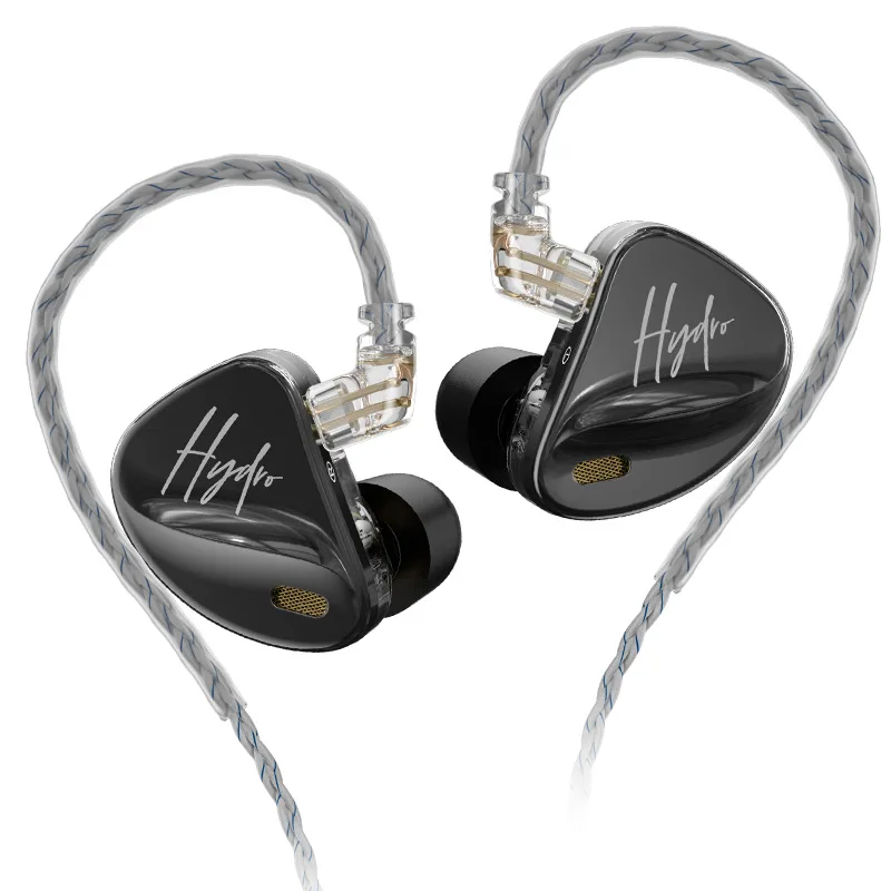 CCA Hydro Hybrid 10-Driver IEM Earbuds Wired HiFi Tuning Switch Detachable Cable