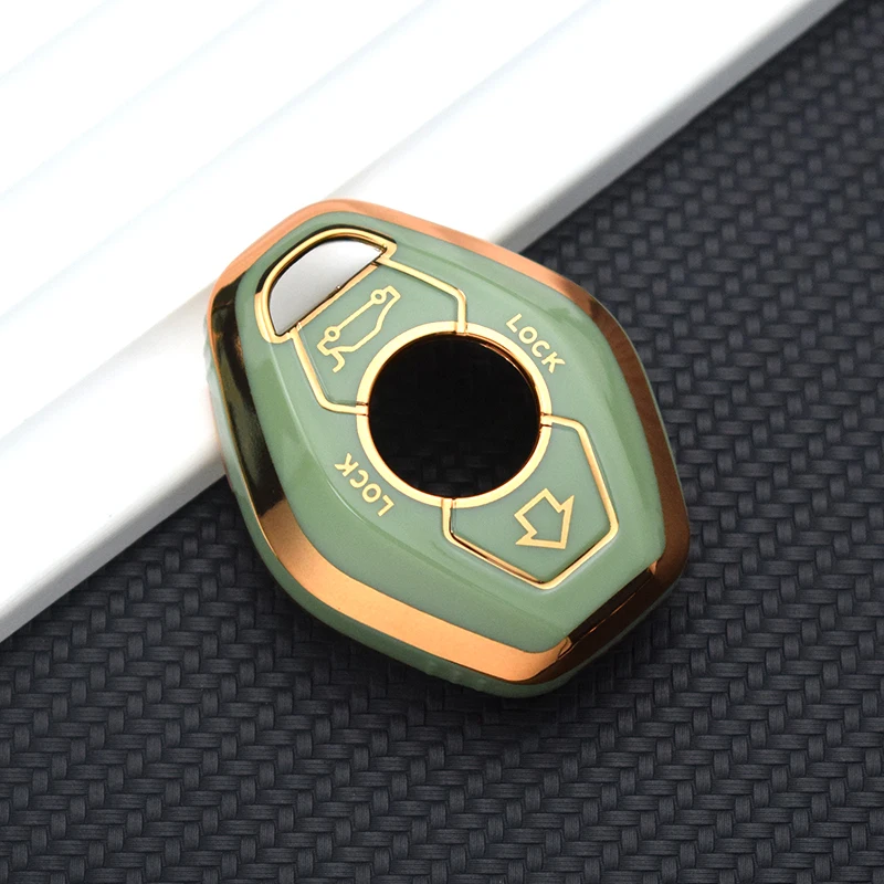 Deluxe Protective TPU Car Key Cover with Fob Sleeve