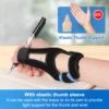 VELPEAU Thumb Splint Brace for Trigger Finger Sprains Strains Arthritis and Tendonitis Thumb Support Breathable and Universal 5