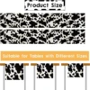 Cow Print Table Runner Farm Black White Cowhide Tablecloth Parties Western Barnyard Cowboy Themed Birthday Home Kitchen Decor 6