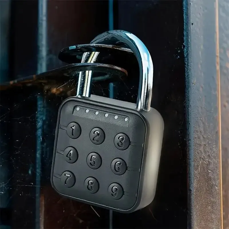 Tuya Lock Smart Biometric Fingerprint Lock Tuya Door Electronic Keyless Quick Unlock Digit Code Padlock IP67 Waterproof fingerprint padlock
