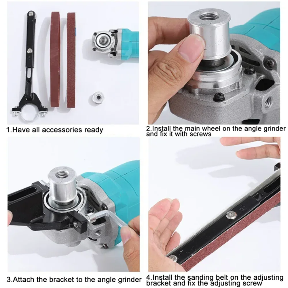 Belt Sander Bracket Angle Grinder Modified Sand Belt Machine For Model100 115 125Angle Grinder For Metal Grinding Polishing/Wood 5