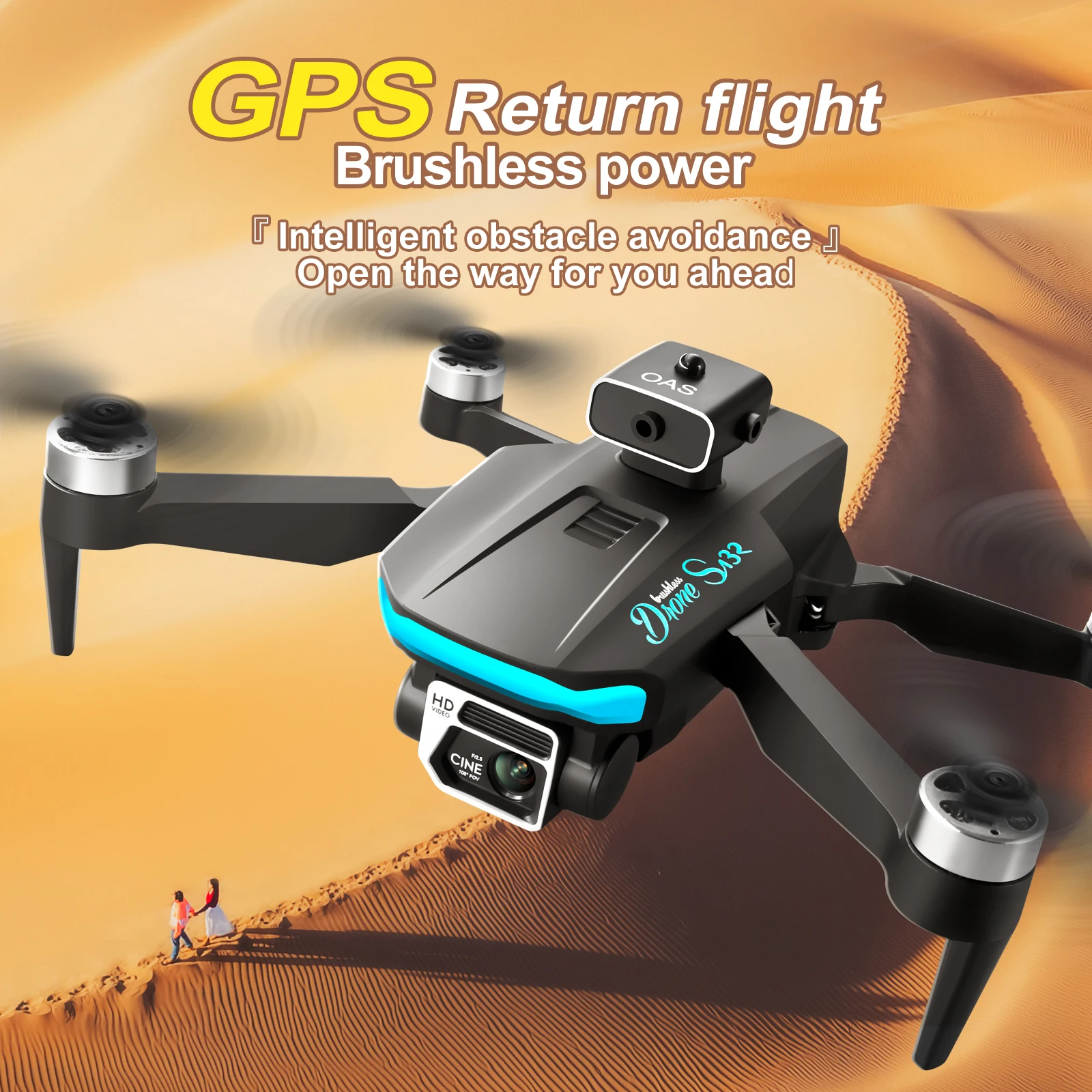 S132 RC Drone GPS 4K Professional Camera 5G WIFI 360 Obstacle Avoidance FPV Brushless Motor RC Quadcopter Drone _ - AliExpress Mobile
