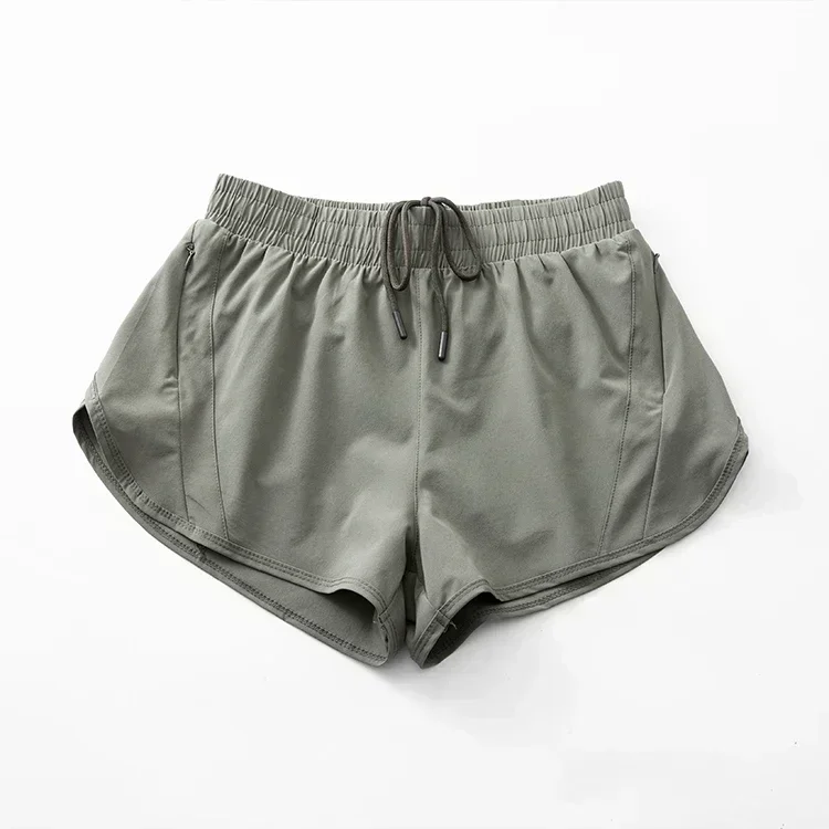 Lemon Biker Shorts Women Mesh workout Shorts Tennis Female Sports Trend High Waist Gym Running Fake Two Pants Training Clothes