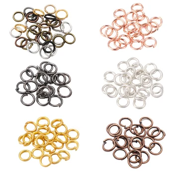 50-200pcs Jump Rings & Split Rings – 3-20mm Connectors for DIY Jewelry 1