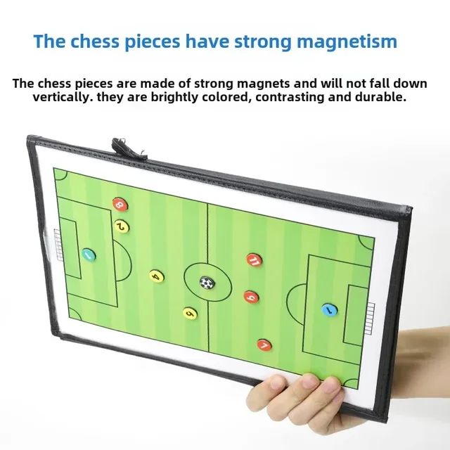 Soccer Tactics Board Football Coaching Training Strategy Teaching Magnet Master 5