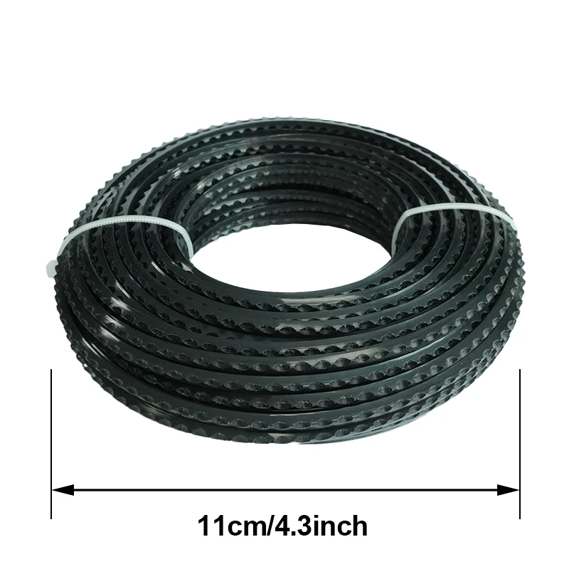 LUSQI 5M/10M/15M Trimmer line Serration Garden Mowing rope Brushcutter Cutting Rope Long Circle Roll Grass Replacement brush cutter accessories,grass trimmer line,mower accessories,trimmer line