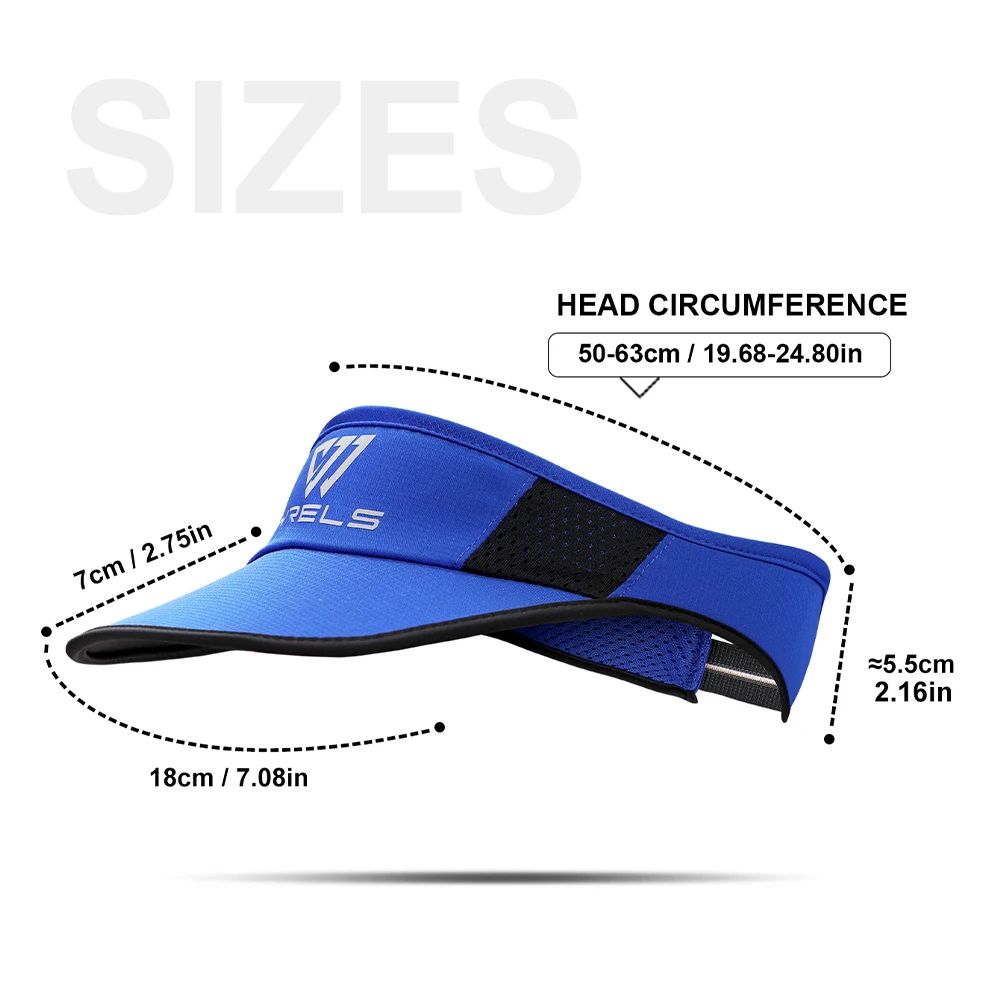 WRELS Cooling Stretchy Visor Men Mesh Baseball Cap Summer Outdoor Sports Cap Lightweight Running Sun Protection Visor No Slip Ca yoga baseball hats