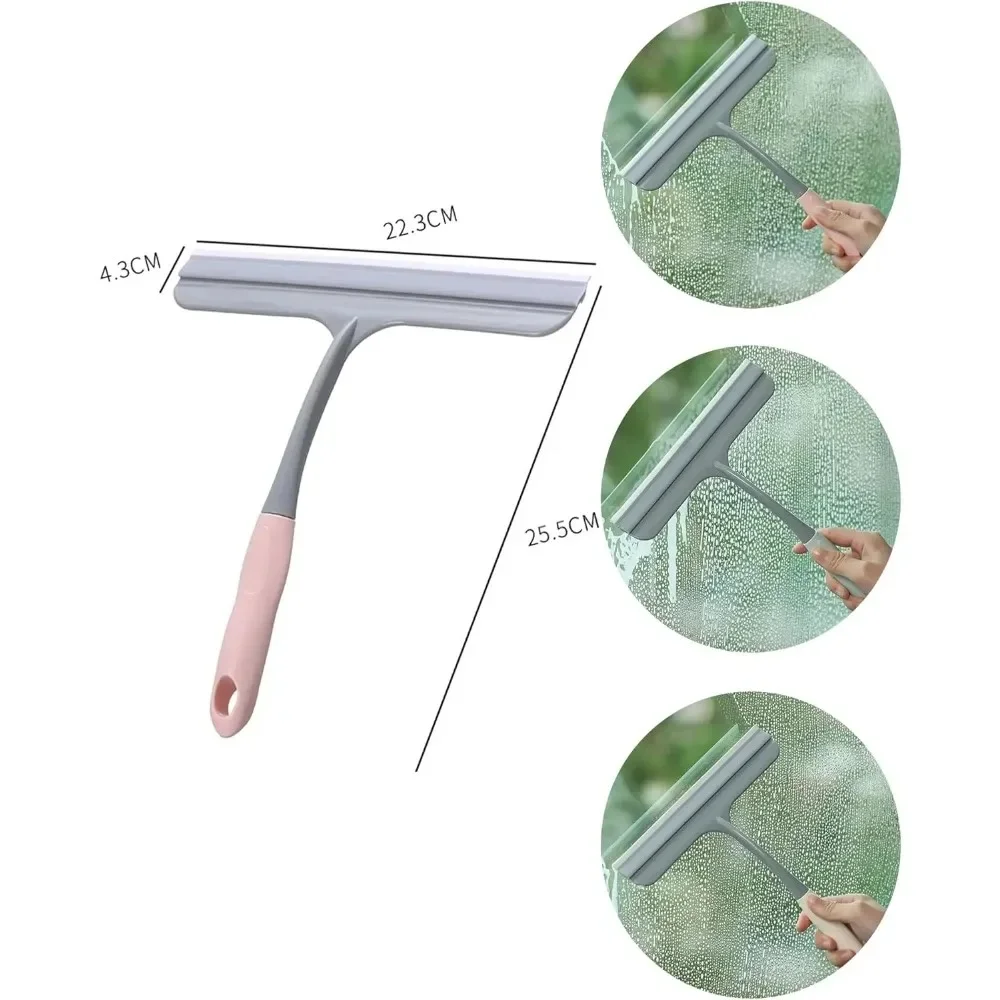 1PC Shower Window Squeegee for Shower Doors Bathroom Window and Car Glass Cleaning Supplies for Housekeeping
