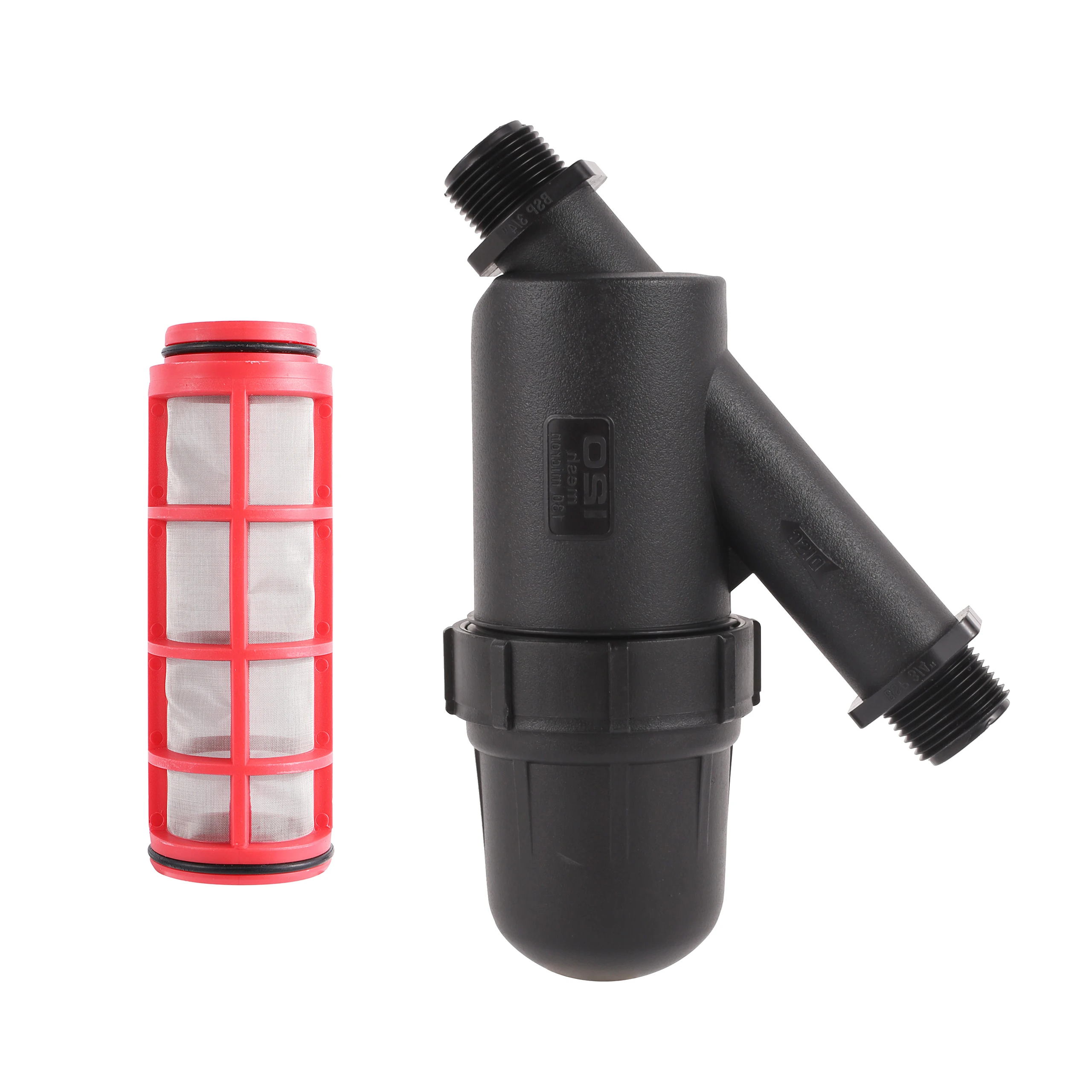 Garden watering filter 3/4" Male Thread Screen Water Filter 120 Mesh Stainless Steel Garden Irrigation Misting Spray System Impurities Strainer