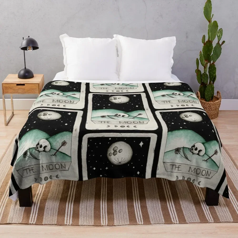 

The Moon Tarot Throw Blanket Weighted Soft Beds Beach Blankets