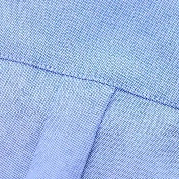 Men's 100% Cotton Shirt Long Sleeve Plaid Oxford Casual Solid Color Print Regular Fit Formal Dress Shirt Oversized 7XL 6XL 5XL 4