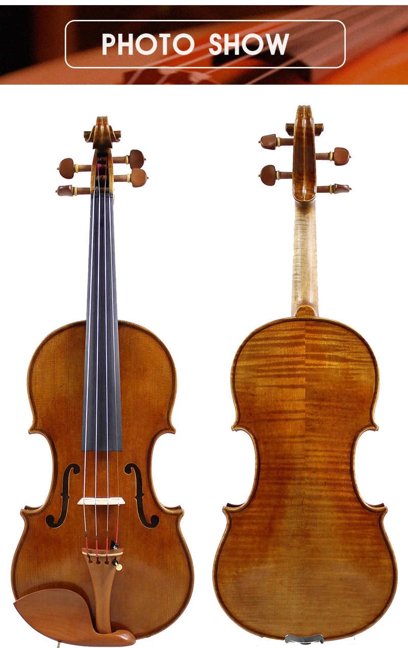 Andrea Amati 1560 Violin Copy! ! Antique Oil Varnish Case Bow!Professional Violin 4/4!Fine Tone! Handmade Violin!