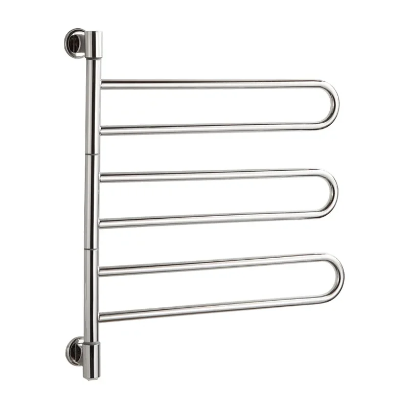 

Cross border intelligent electric towel rack Hotel rotating bathroom 304 stainless steel storage rack Activity electric drying r